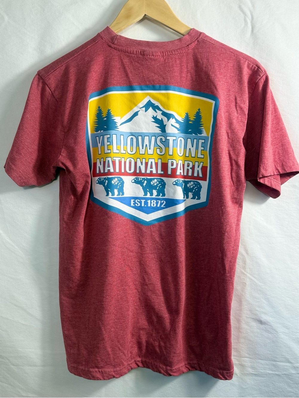 Yellowstone National Park Graphic Tee - Red